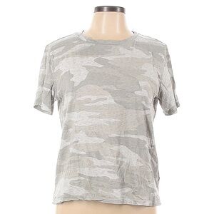Splendid XL Grey Camo T Shirt Top Tee